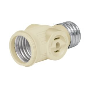 46514 - Portalámpara de baquelita, con doble contacto, Volteck