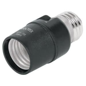 46516 - Portalámpara de PVC, con sensor de luz, Volteck