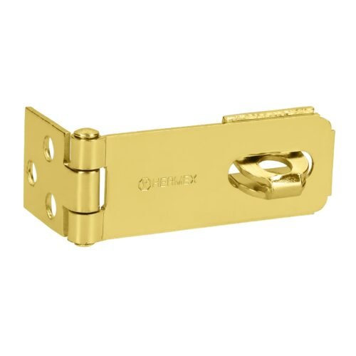 43735 - Portacandado de acero latonado 2-1/2", HERMEX