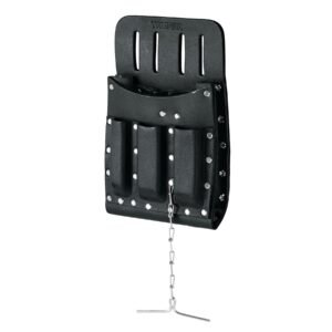 11514 - Porta herramientas de cuero con 11 compartimentos, Truper