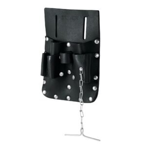 11515 - Porta herramientas de cuero con 7 compartimentos, Truper