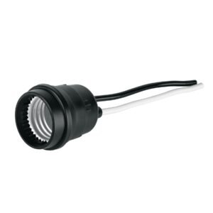 27242 - Portalámpara de PVC para intemperie, Volteck Basic