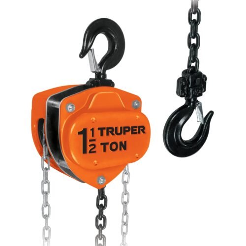 16825 - Polipasto de cadena de 1-1/2 ton, Truper