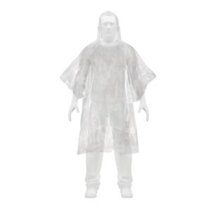 27089 - Poncho o capamanga desechable de polietileno, Pretul