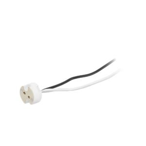 46532 - Portalámpara de porcelana para MR, base bipin,Volteck