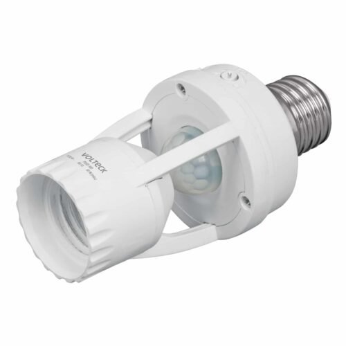 46274 - Portalámpara con sensor de movimiento 360°, Volteck