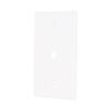 49711 - Placa de ABS pasacable, Standard, blanco, Volteck