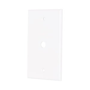 49711 - Placa de ABS pasacable, Standard, blanco, Volteck