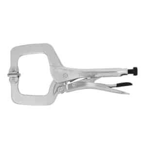 17427 - Pinza de presión 11" tipo "C" con mordaza autoajustable