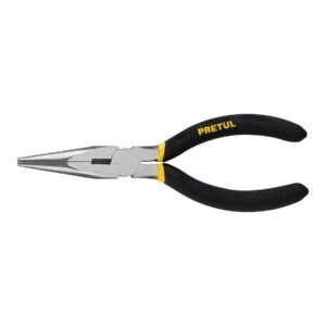 28158 - Pinza de punta y corte 6" mango de vinil, a granel, Pretul