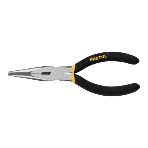28158 - Pinza de punta y corte 6" mango de vinil, a granel, Pretul