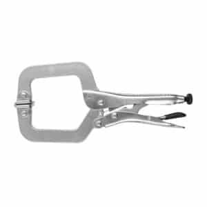 17414 - Pinza de presión 9" tipo "C" con mordaza autoajustable