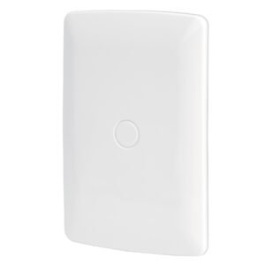PPC-IB.jpg 46141 - Placa de ABS, ciega, línea Italiana, color blanco, Volteck