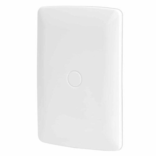 PPC-IB.jpg 46141 - Placa de ABS, ciega, línea Italiana, color blanco, Volteck