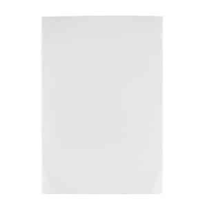 48306 - Placa de ABS ciega, línea Oslo, color blanco, Volteck
