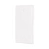 47724 - Placa de ABS ciega, Standard, blanco, Volteck