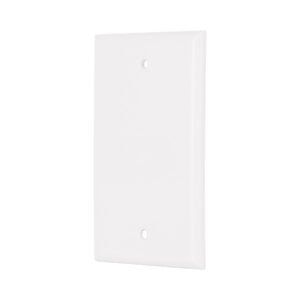 47724 - Placa de ABS ciega, Standard, blanco, Volteck