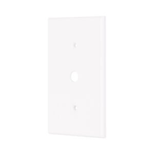 49712 - Placa de ABS para atenuador, Standard, blanco, Volteck