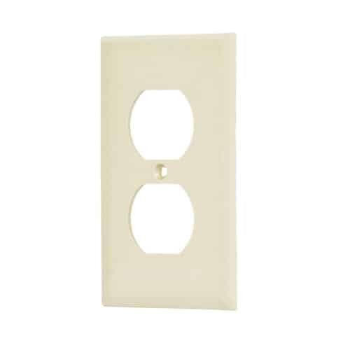 PPDO-S.jpg 46406 - Placa de ABS dúplex, Standard, marfil, Volteck
