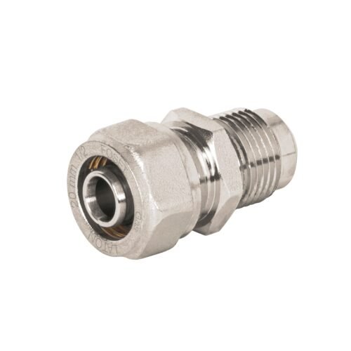 45942 - Conector para PEALPE, 1/2" a flare 3/8", Foset