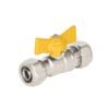 45943 - Válvula esfera para PE-AL-PE, 3/8", Foset