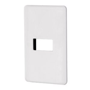 27222 - Placa 1 módulo de ABS, blanca, Volteck Basic