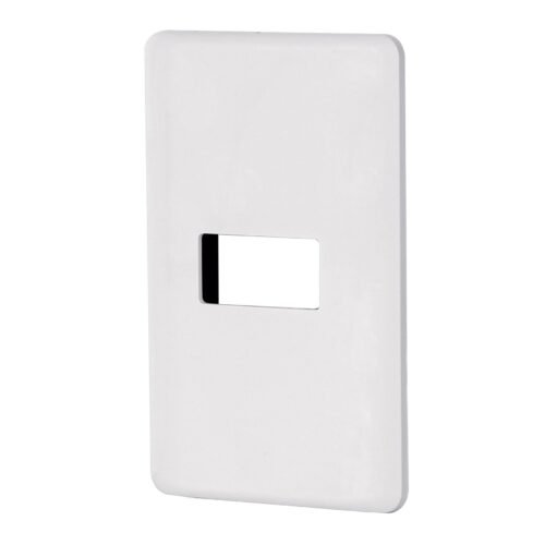 27222 - Placa 1 módulo de ABS, blanca, Volteck Basic