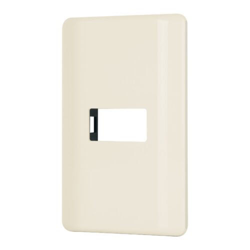 27231 - Placa 1 módulo, marfil, línea Volteck Basic