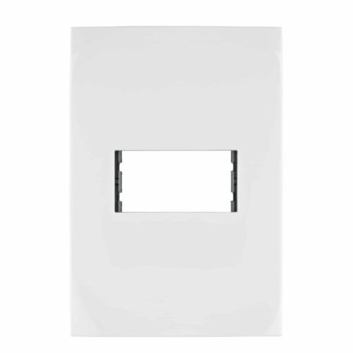 PPSE-OB.jpg 48303 - Placa 1 módulo de ABS, línea Oslo, color blanco, Volteck