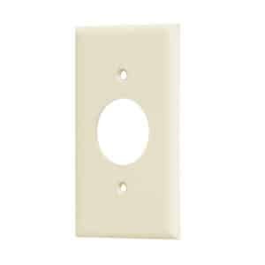 PPSE-S.jpg 46412 - Placa de ABS para contacto redondo, Standard, marfil