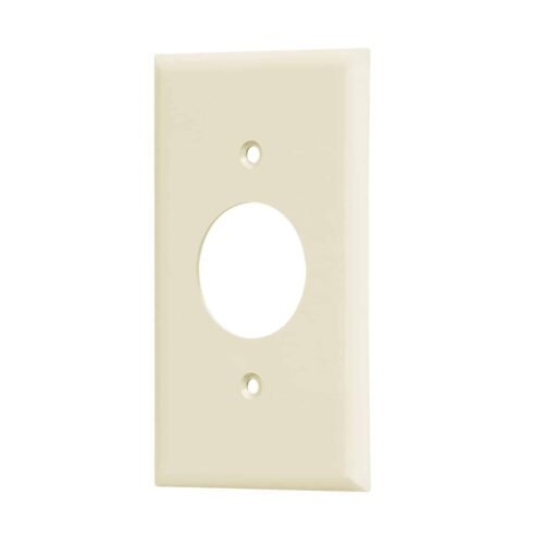 PPSE-S.jpg 46412 - Placa de ABS para contacto redondo, Standard, marfil