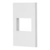 47044 - Placa 1 ventana, 1.5 módulos, línea Española, color blanco