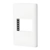 47938 - Placa blanca de 1 ventana 1.5 módulos, línea Lisboa, Volteck