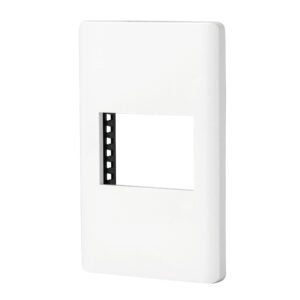 47938 - Placa blanca de 1 ventana 1.5 módulos, línea Lisboa, Volteck