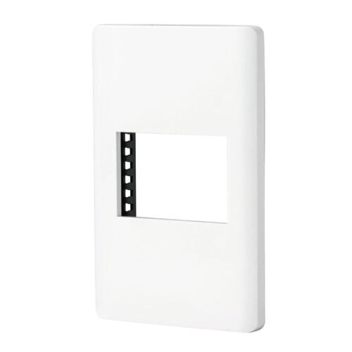 47938 - Placa blanca de 1 ventana 1.5 módulos, línea Lisboa, Volteck
