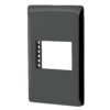 47871 - Placa negra de 1 ventana 1.5 módulos, línea Lisboa, Volteck