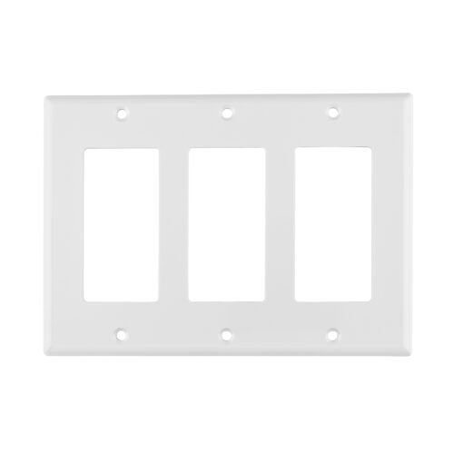 PPTR-CL.jpg 46420 - Placa 3 ventanas, de policarbonato, línea Classic, Volteck