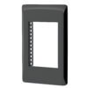 47872 - Placa negra de 1 ventana 3 módulos, línea Lisboa, Volteck