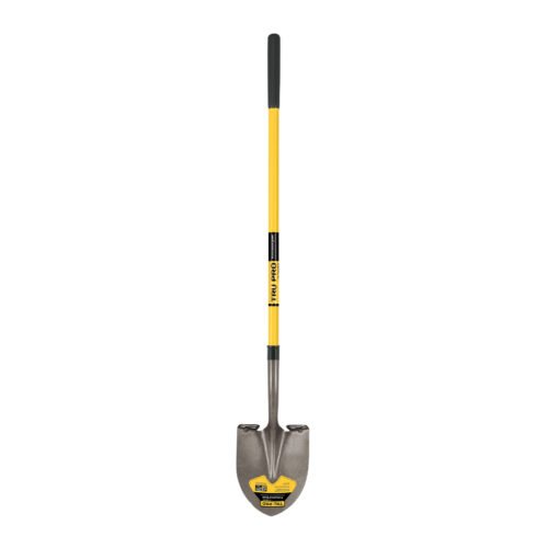 17166 - Pala redonda Tru Pro, mango largo de fibra de vidrio 48"
