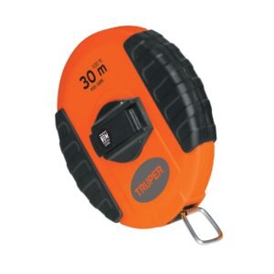 20901 - Cinta métrica larga 30 m, metálica, carcasa plástica, TRUPER