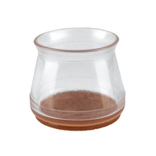 49846 - Caja con 24 protectores para patas de silla, transparente