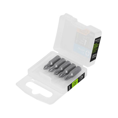 12140 - Estuche con 5 puntas de cruz PH1 largo 1", Truper Expert