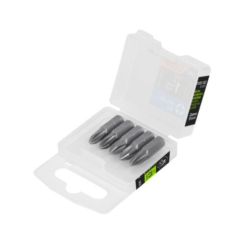 12141 - Estuche con 5 puntas de cruz PH2 largo 1", Truper Expert