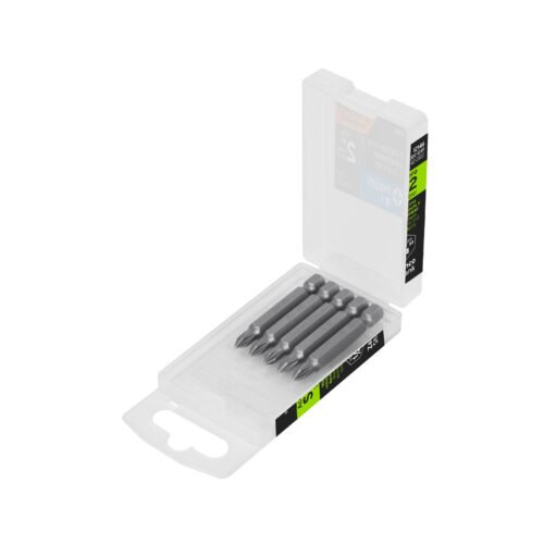 12146 - Estuche con 5 puntas de cruz PH1 largo 2", Truper Expert