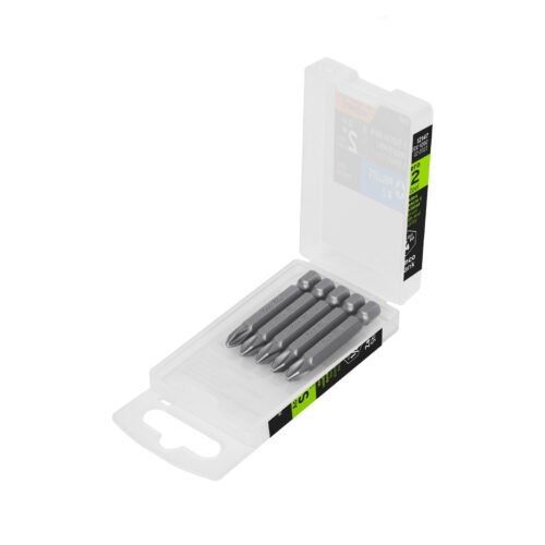 12147 - Estuche con 5 puntas de cruz PH2 largo 2", Truper Expert