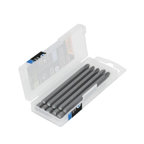 101813 - Estuche con 5 puntas de cruz PH3 largo 4", Truper Expert