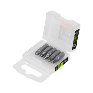12158 - Estuche con 5 puntas pozidriv PZ2 largo 1", Truper Expert