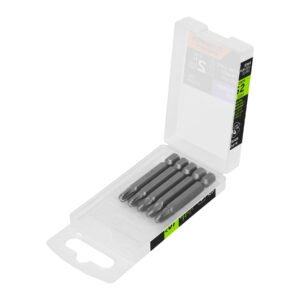 12164 - Estuche con 5 puntas pozidriv PZ3 largo 2", Truper Expert