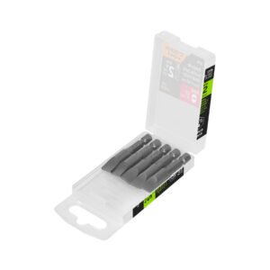 12176 - Estuche con 5 puntas planas de 3/8" largo 2", Truper Expert