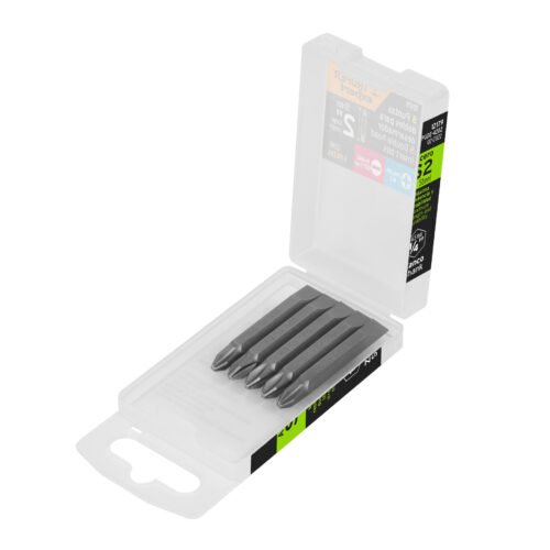 12179 - Estuche con 5 puntas dobles PH2 y 9/32" largo 2", Expert